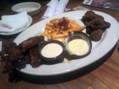 Outback Steakhouse - Wings, Ribs & Fries