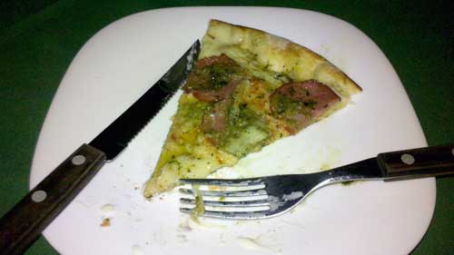 Pizza à Bessa - Pedaço: Pepperoni
