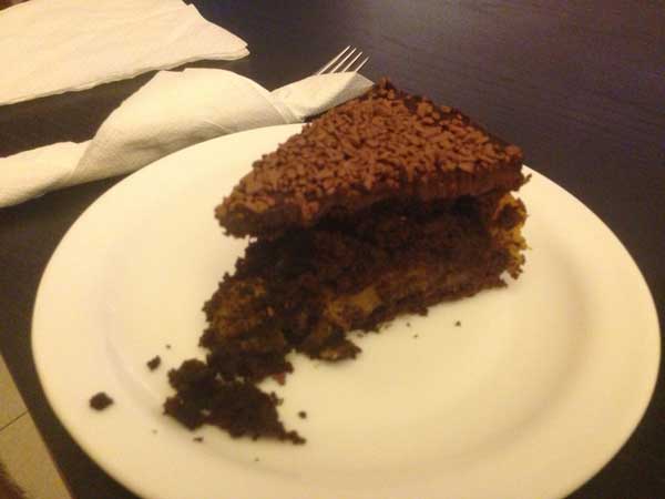 Ateliê do Grão - Torta de Chocolate Belga com Damascos
